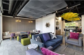 24-Hour resident lounge with arcade games